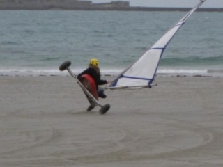  Sand yachting and wind 